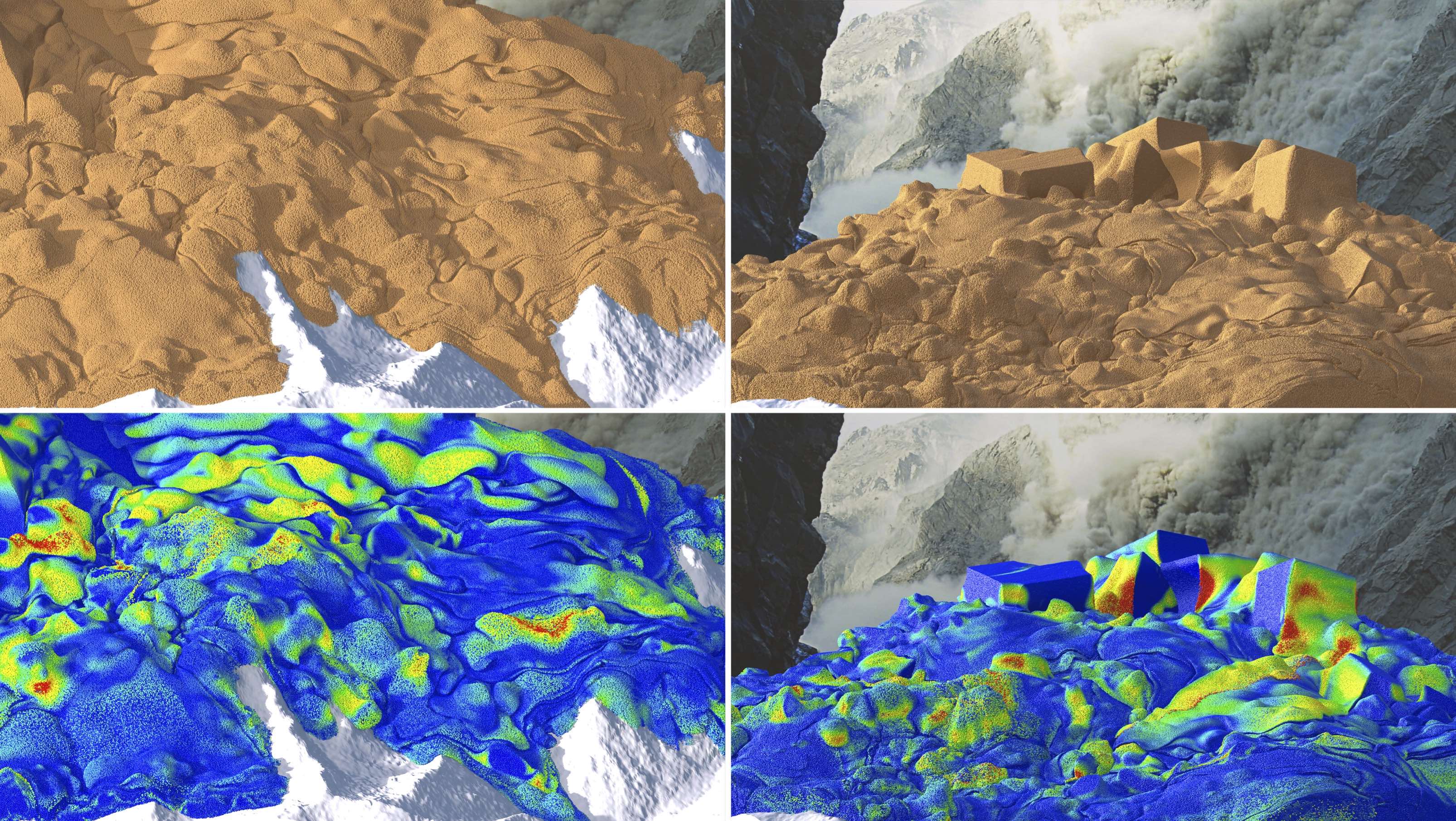 A Sparse Distributed Gigascale Resolution Material Point Method
